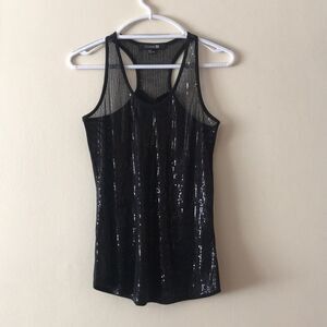 Forever 21 Sequins Tank Top Size S